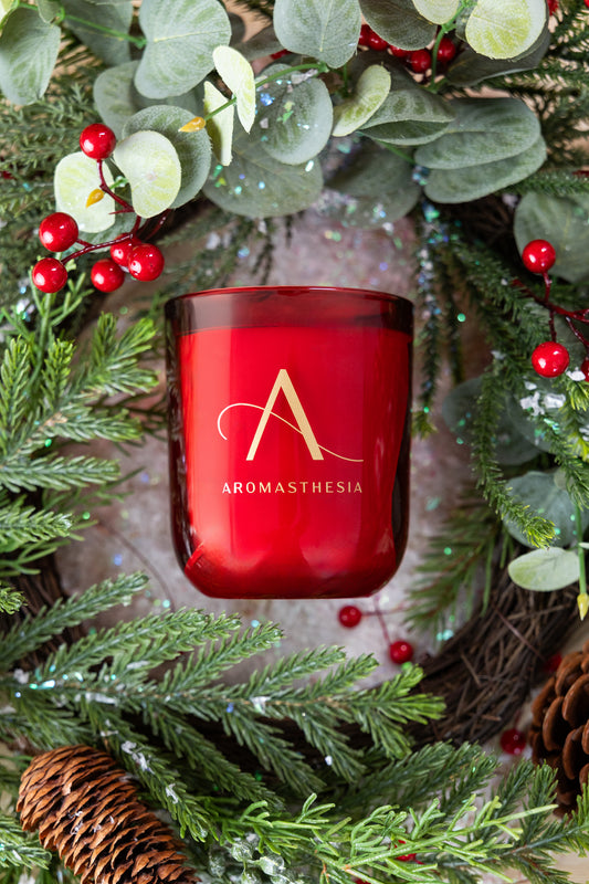 Celebrate the Season with Our Aromasthesia Holiday Splendor Candle