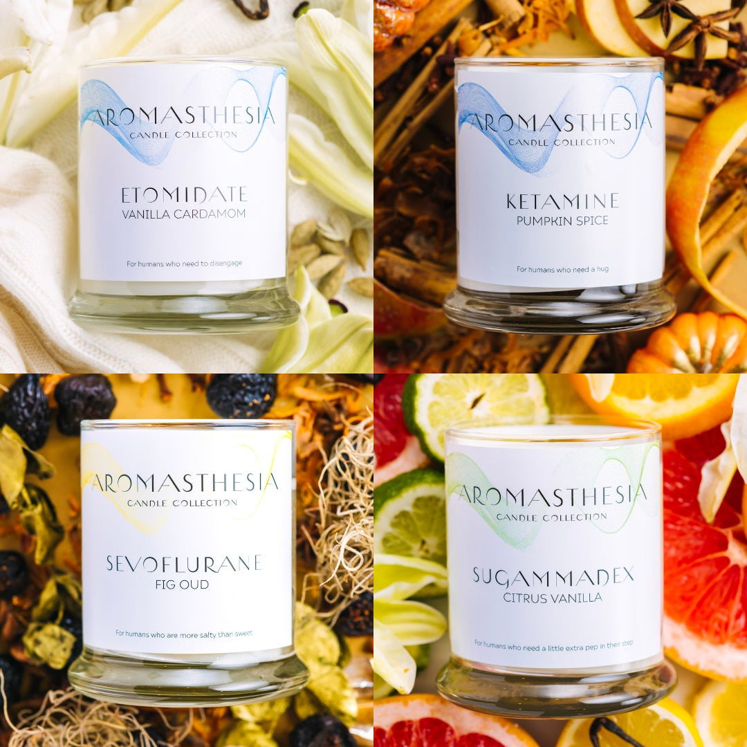 Gourmand Scents 4Pack Candles Aromasthesia Candle Company