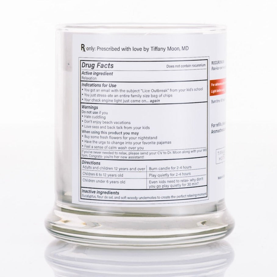 Rocuronium "Roc" Candle (Eucalyptus Breeze)