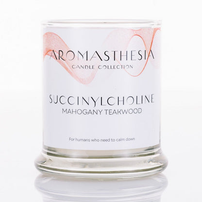 Succinylcholine "SUX" Candle (Mahogany Teakwood)