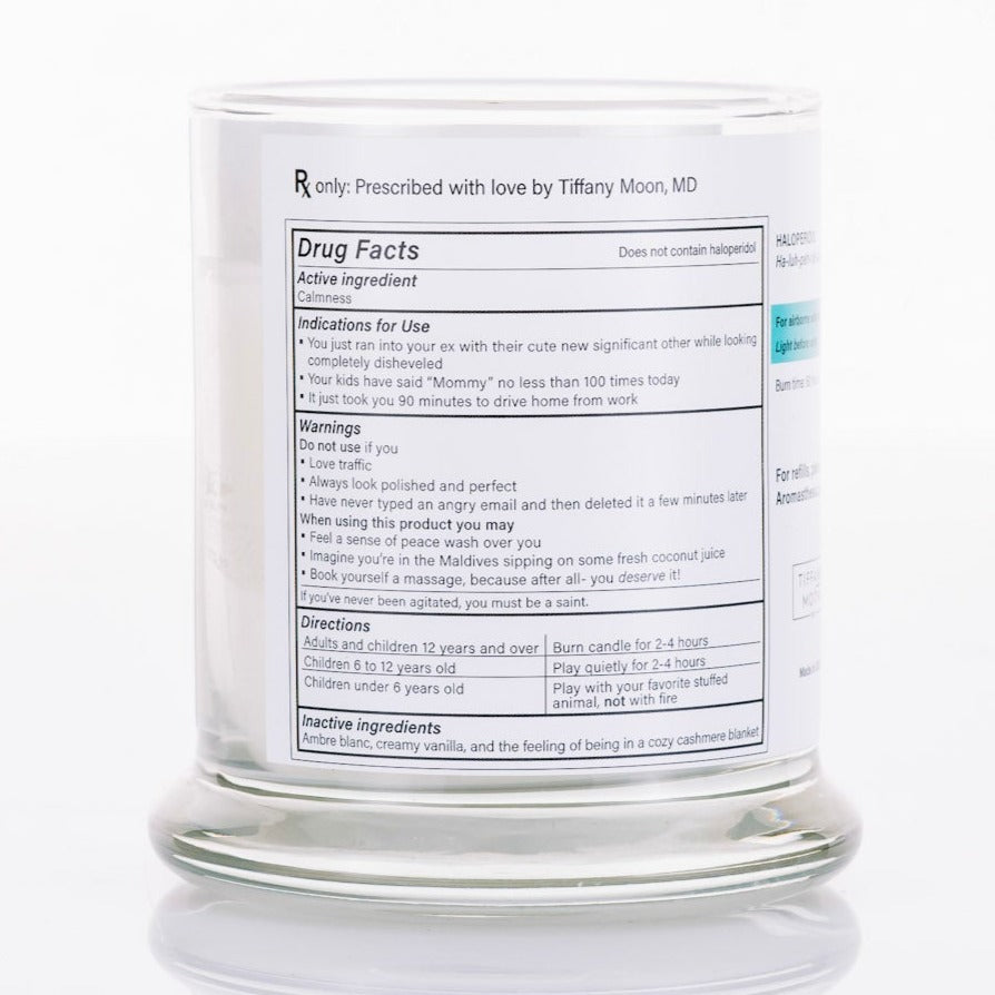 Haloperidol "Haldol" Candle (Vanilla Amber)