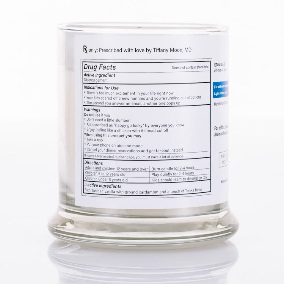 Etomidate Candle (Vanilla Cardamom)