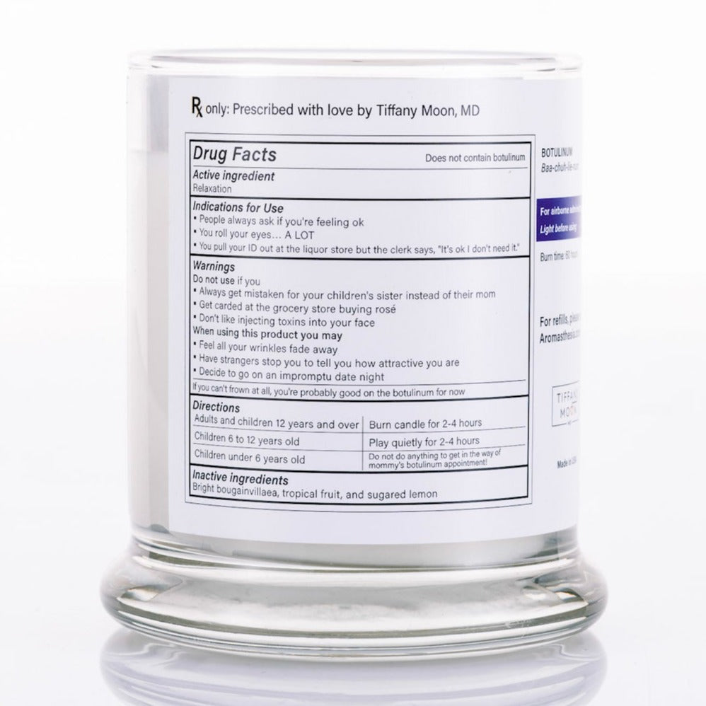 Botulinum "Botox" Candle (Amalfi Bougainvillaea)