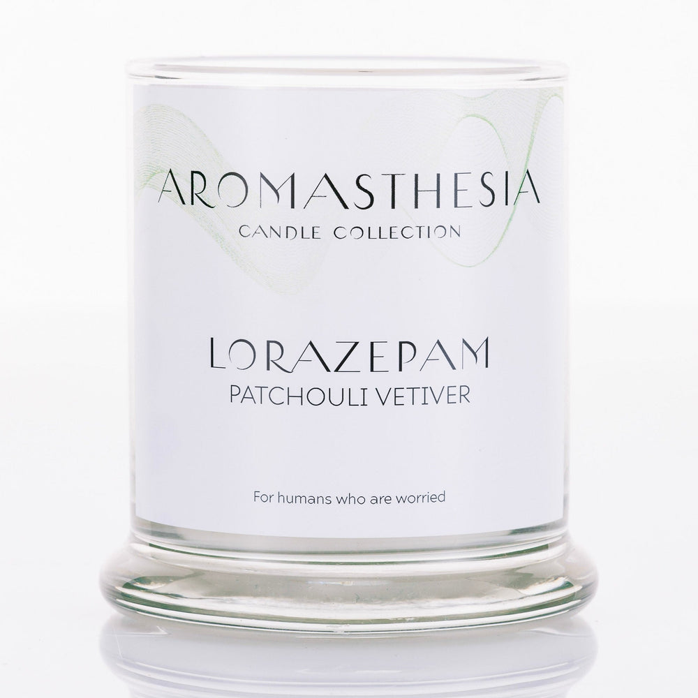 Lorazepam "Ativan" Candle (Patchouli Vetiver)