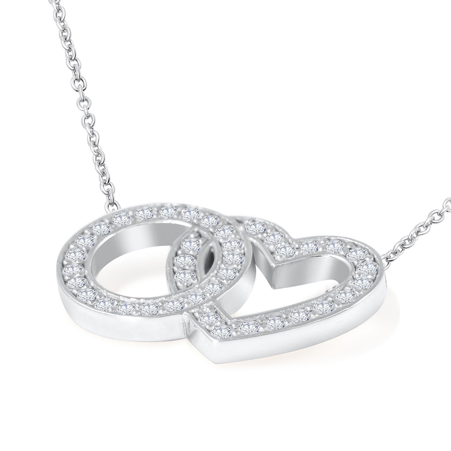 Valentine's Day Duo: Eternal Moon Necklace + Signature Candle