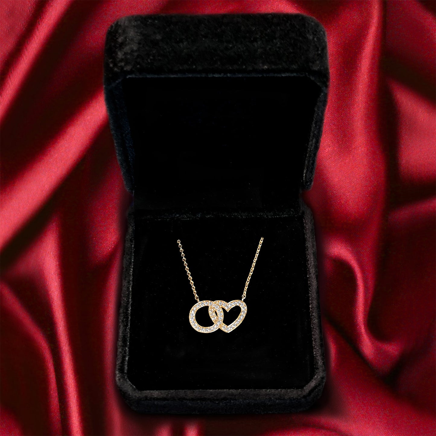 Valentine's Day Duo: Eternal Moon Necklace + Signature Candle