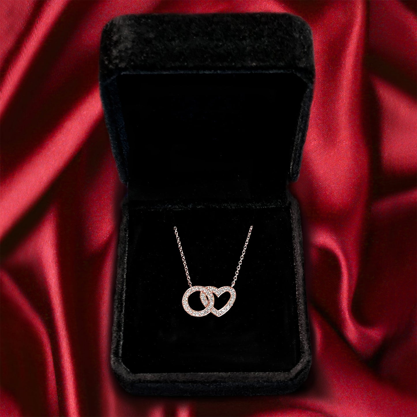 Valentine's Day Duo: Eternal Moon Necklace + Signature Candle